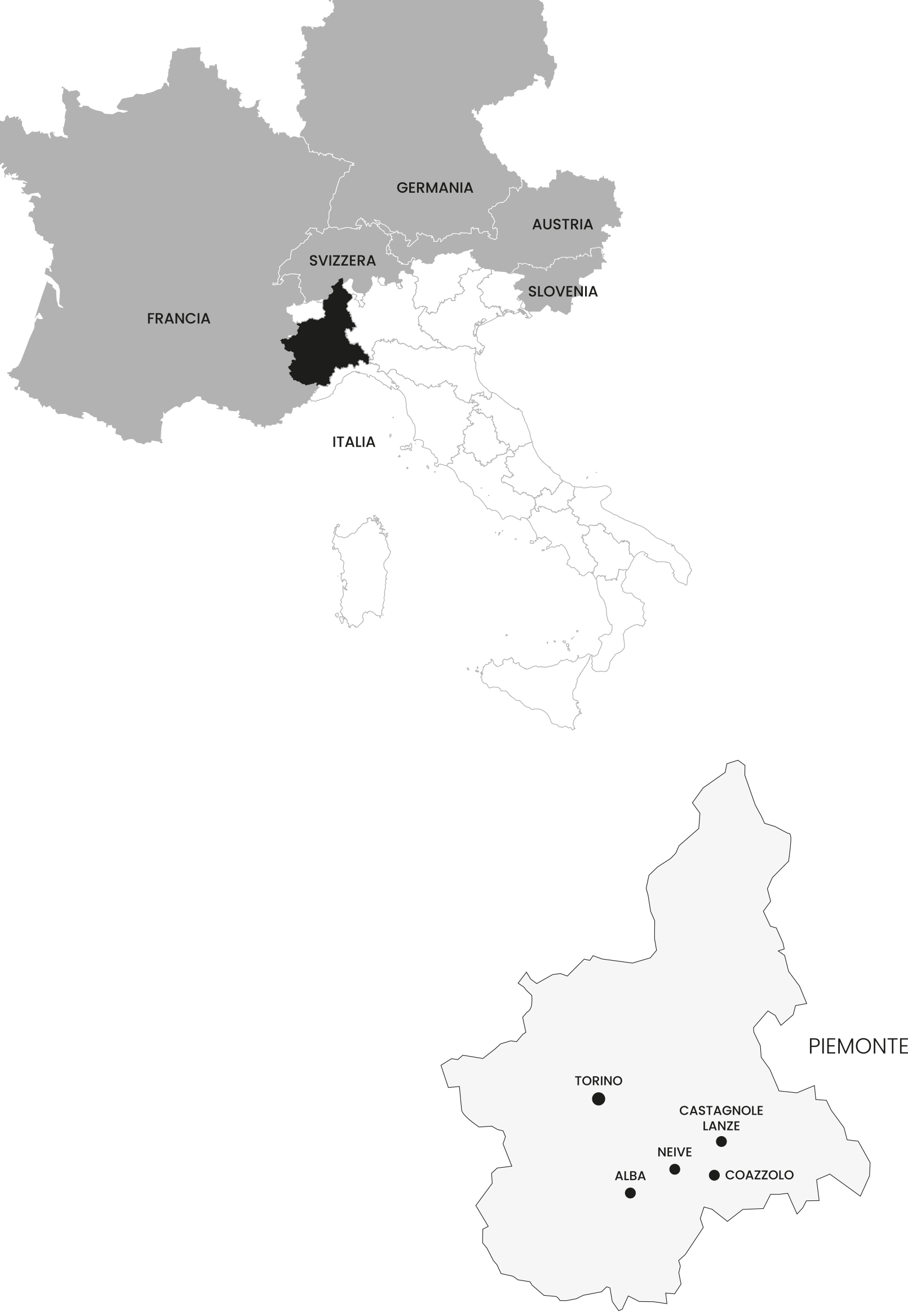 dove siamo Massimo Abbate - Azienda agricola vinicola piemonte italia